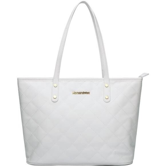 Trendy Quilted Handbag for Women Tote Purse Shoulderbag Large Fashion Hobo Purse - Picture 1 of 6